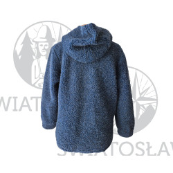 Bluza z wełny merynosa z kapturem uniseks