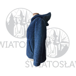 Bluza z wełny merynosa z kapturem uniseks