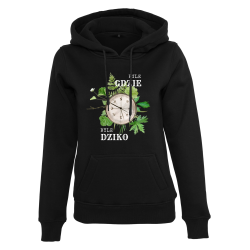 Bluza z kapturem BYLE GDZIE BYLE DZIKO