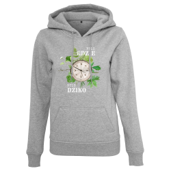 Bluza z kapturem BYLE GDZIE BYLE DZIKO