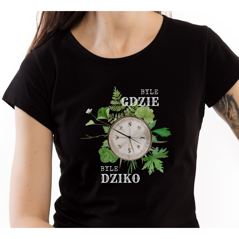 Koszulka damska "Byle dziko"