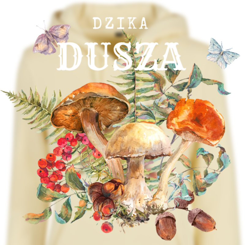 Bluza z kapturem DZIKA DUSZA