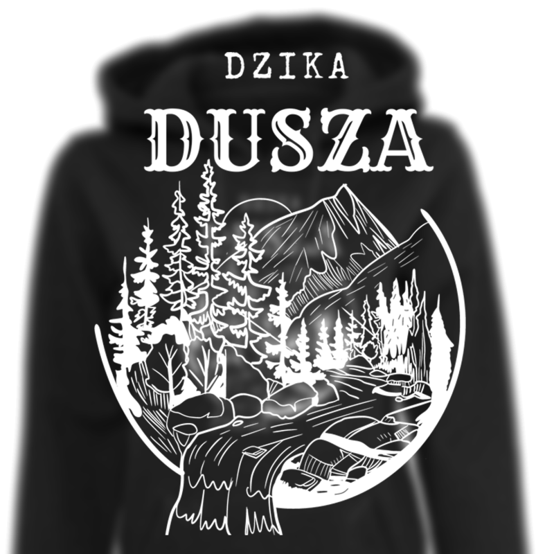 Bluza z kapturem DZIKA DUSZA