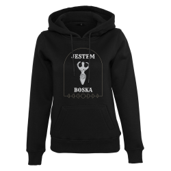 Bluza z kapturem JESTEM BOSKA