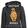Bluza z kapturem JESTEM BOSKA - Venus z Willendorfu