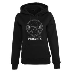 Bluza z kapturem WĘDRÓWKI TO MOJA TERAPIA
