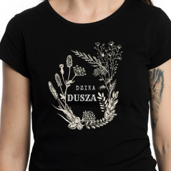 Koszulka damska "Dzika dusza" wianek
