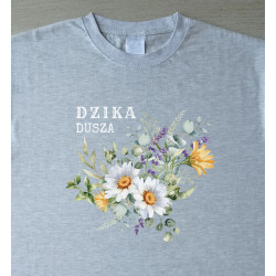 Koszulka damska "Dzika dusza" łąka