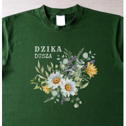 Koszulka damska "Dzika dusza" łąka