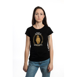Koszulka damska "Mam boskie kształty" z Wenus z Willendorfu