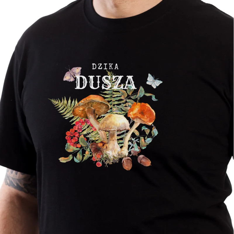 Koszulka "Dzika dusza" leśne runo