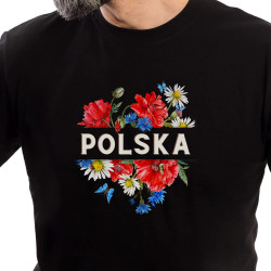 Koszulka "POLSKA" polne kwiaty