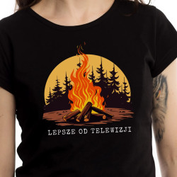 Koszulka damska "Lepsze od telewizji"