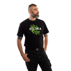 Koszulka "POLSKA" liście dębu