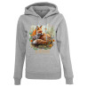 Bluza z kapturem Jesieniara z liskiem
