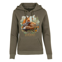 Bluza z kapturem Jesieniara z liskiem