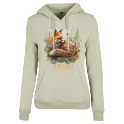 Bluza z kapturem Jesieniara z liskiem