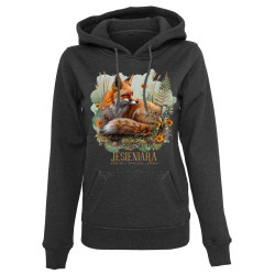 Bluza z kapturem Jesieniara z liskiem