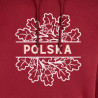 Bluza z kapturem "POLSKA" dąb
