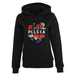 Bluza z kapturem "Polska" polne kwiaty