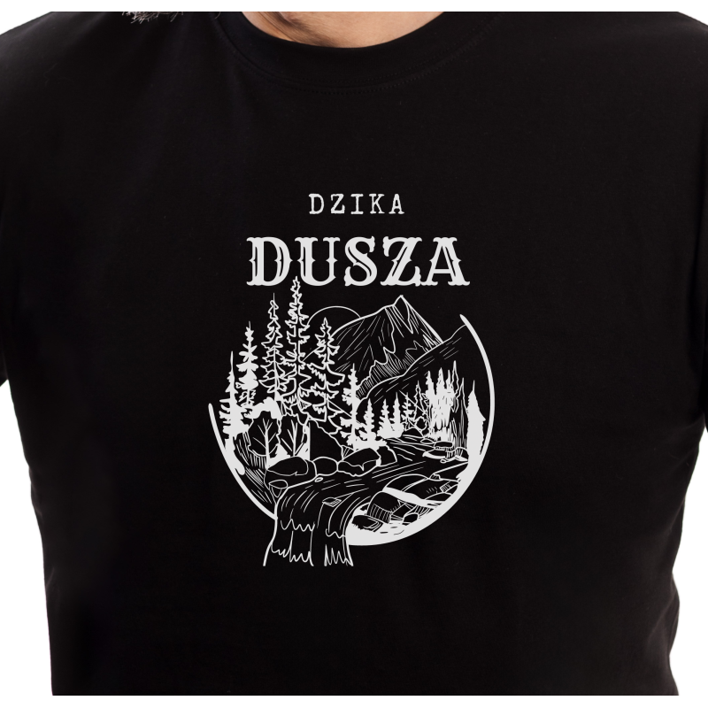 Koszulka "Dzika dusza" las i góry