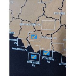 Koszulka męska Parki Narodowe Polski z naprasowankami