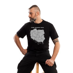 Koszulka męska Parki Narodowe Polski z naprasowankami