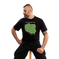 Koszulka męska Parki Narodowe Polski z naprasowankami